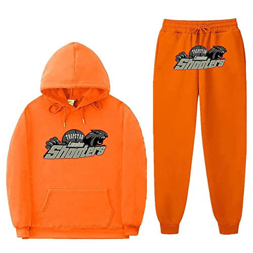 Unisex Trendy Hooded Fleece Sweatshirt Sports Suit