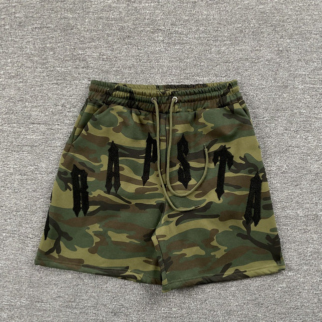 Embroidered Fleece Street Shorts