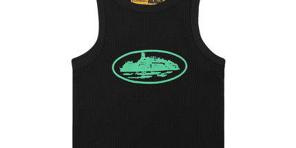 Basic LOGO Crew Neck Sleeveless Vest T-Shirt