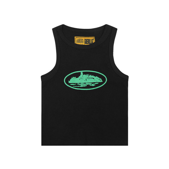 Basic LOGO Crew Neck Sleeveless Vest T-Shirt