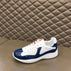 Style 20: Dark blue lacquered white net