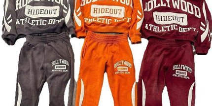 Y2k hooded zipper set