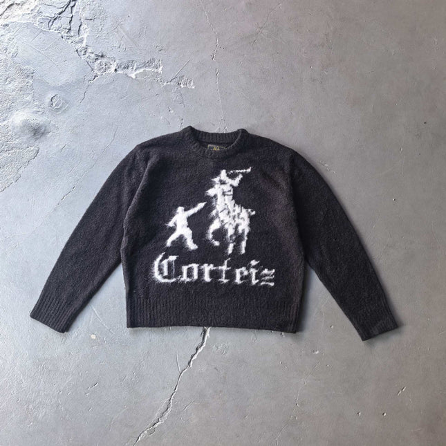 Corteiz C Star Mohair
Knit Sweater