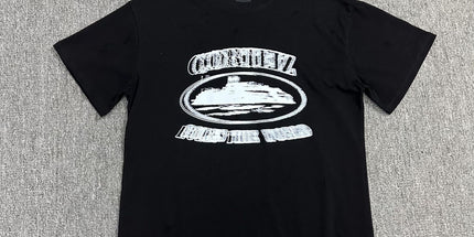 240g Unisex Letter Logo T-Shirt