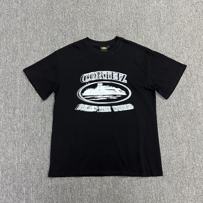 240g Unisex Letter Logo T-Shirt