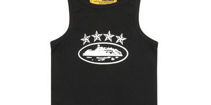 Basic LOGO Crew Neck Sleeveless Vest T-Shirt