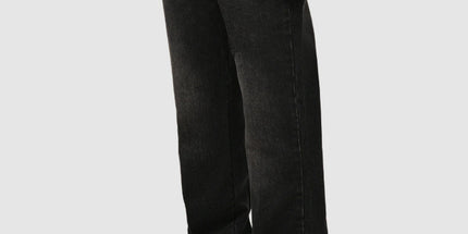 Straight-Leg Stretch Denim Jeans
