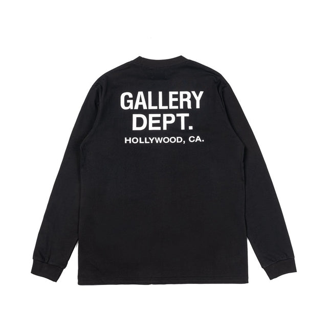 GALLERY DEPT Classic Letter Print Long Sleeve Tee