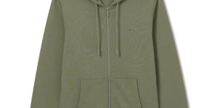 Check Pattern Hooded Zip Pullover