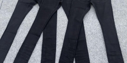 vintage hole slim stretch jeans