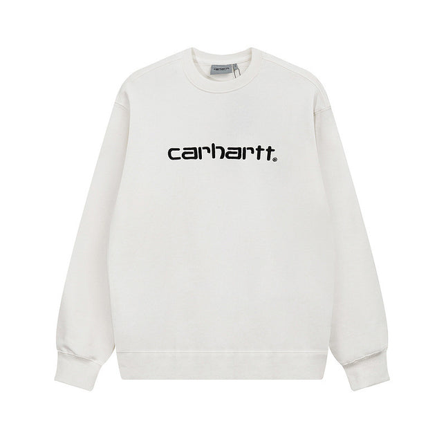 Retro Loose Crew Neck Sweatshirt for Couples