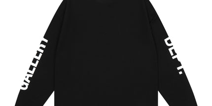GALLERY DEPT Cotton Loose Long Sleeve Letter Tee