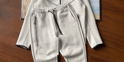 hooded tech fleece zipper suit
