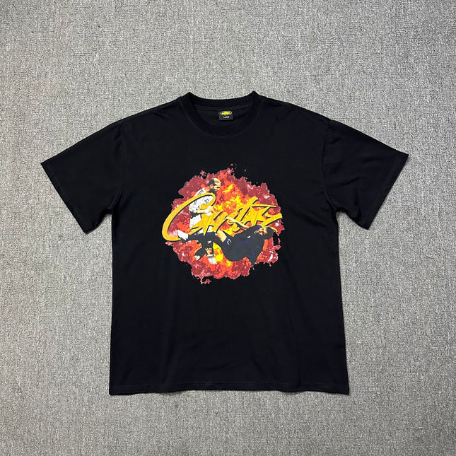240g Unisex Letter Logo T-Shirt