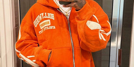 Y2k hooded zipper set
