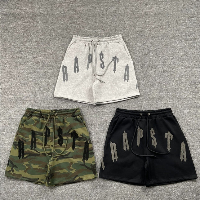 Embroidered Fleece Street Shorts