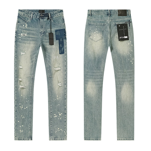 Ripped Jeans foreign high street wear