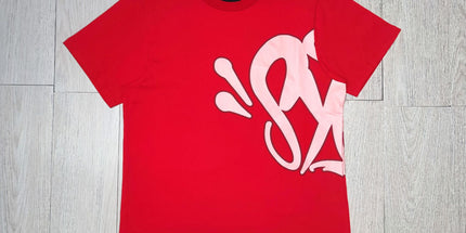 High Quality Syna Hip Hop Foam Print T-Shirt Set