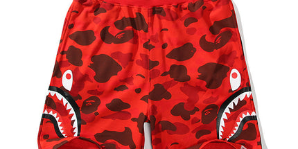 Japanese Shark Head Casual Quick-Dry Beach Shorts