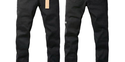 vintage hole slim stretch jeans