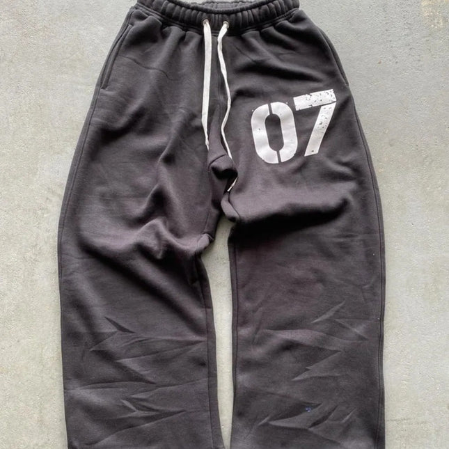 07 Trendy Street Zipper Hooded Pants Set