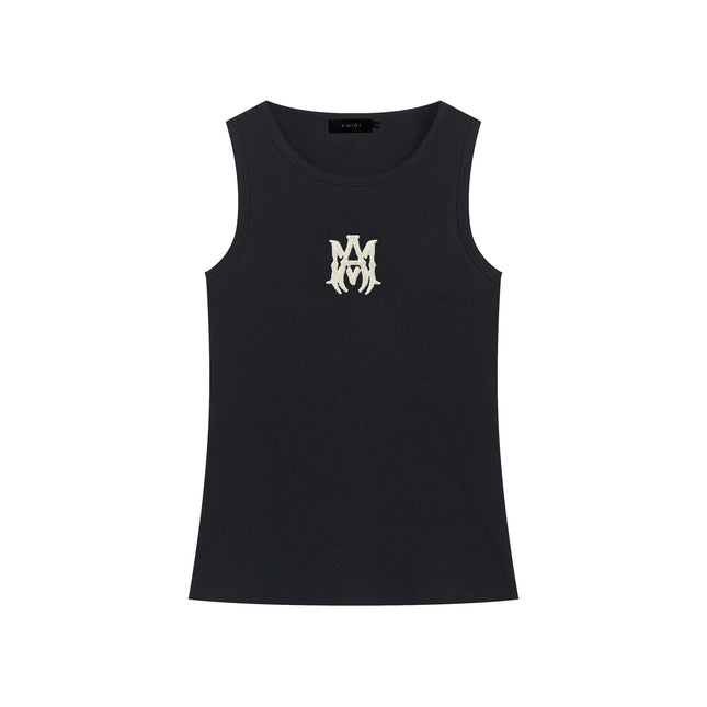 AM Embroidery Casual Sports Vest Unisex