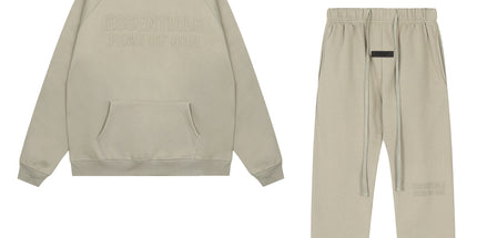 ESSENTIALS fleece Hooded Set