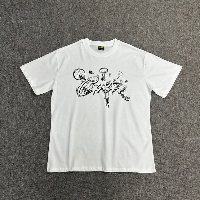 240g Unisex Letter Logo T-Shirt