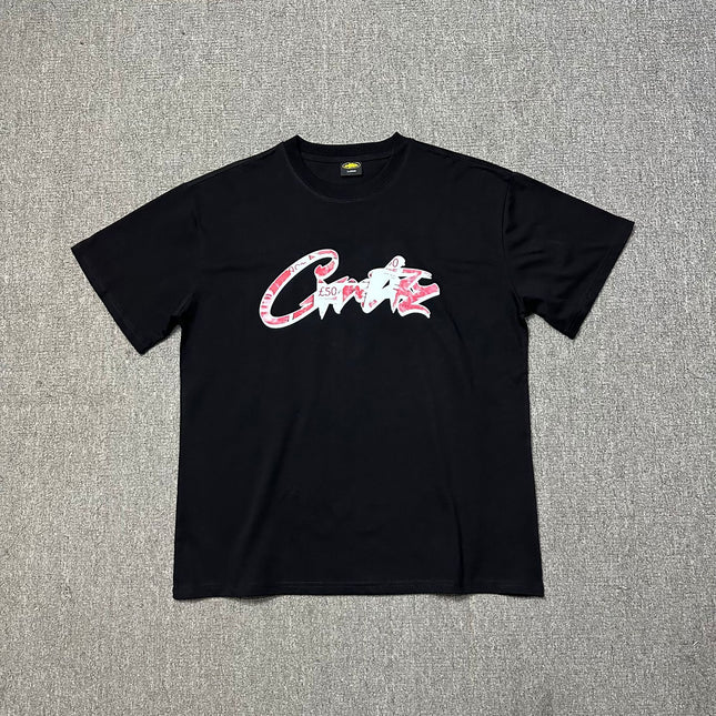 240g Unisex Letter Logo T-Shirt
