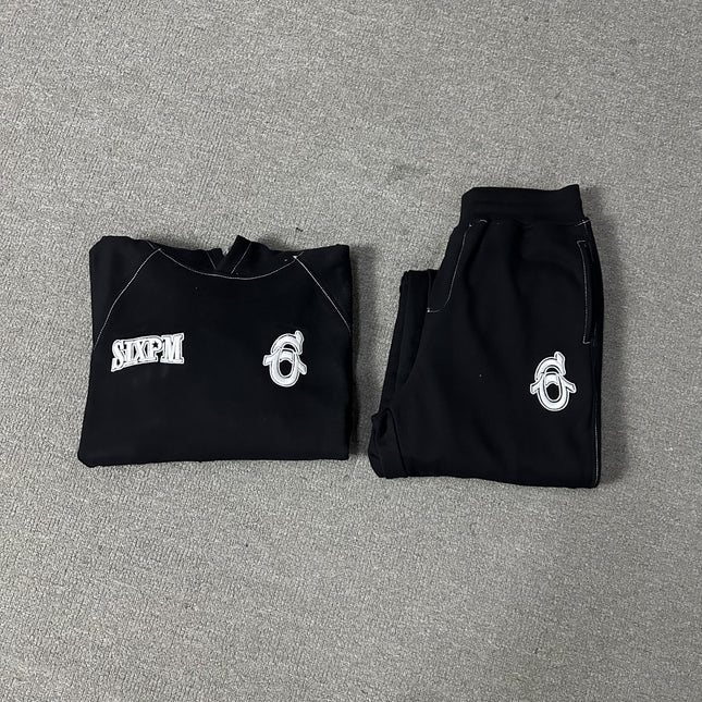 Velvet Hooded Tracksuit Set