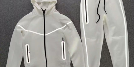 hooded tech fleece zipper suit