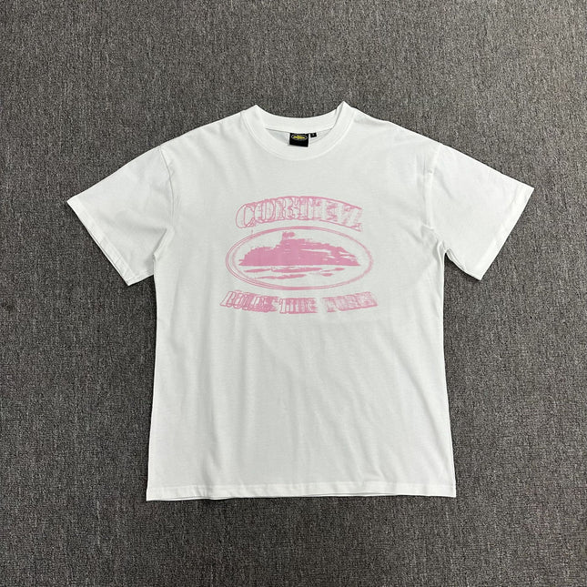 240g Unisex Letter Logo T-Shirt