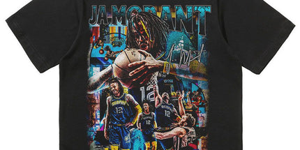 NBA Star Retro T-Shirt - Curry Kobe Morant Rose