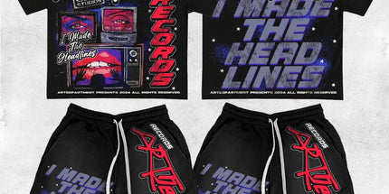 Crew Neck T-Shirt & Shorts Set