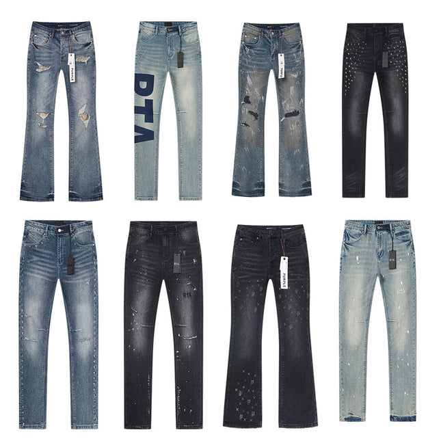 Ripped Jeans foreign high street wear
