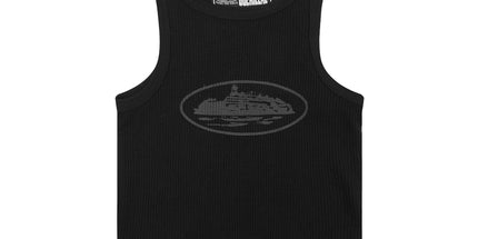 Basic LOGO Crew Neck Sleeveless Vest T-Shirt
