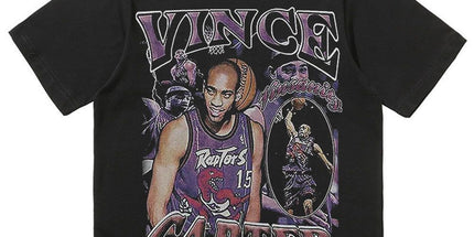 NBA Star Retro T-Shirt - Curry Kobe Morant Rose
