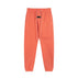 S / 338 Coral red pants flocked letters