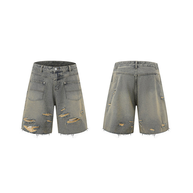 Vintage Ripped Denim Set
