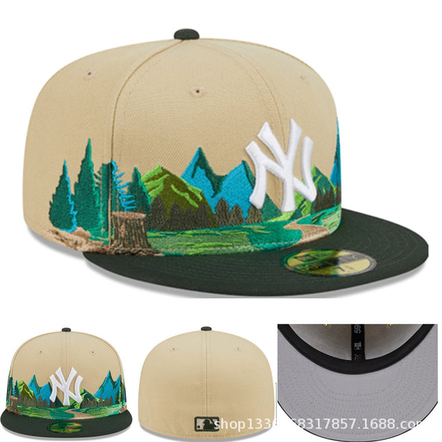 Unisex Flat-Brim Baseball Cap