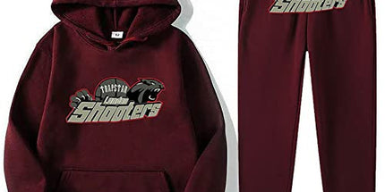 Unisex Trendy Hooded Fleece Sweatshirt Sports Suit