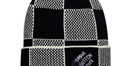 Classic Leather Label Unisex Knitted Beanie