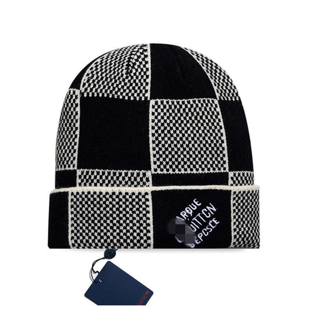Classic Leather Label Unisex Knitted Beanie