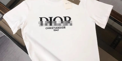 Vintage Print Cotton T-Shirt