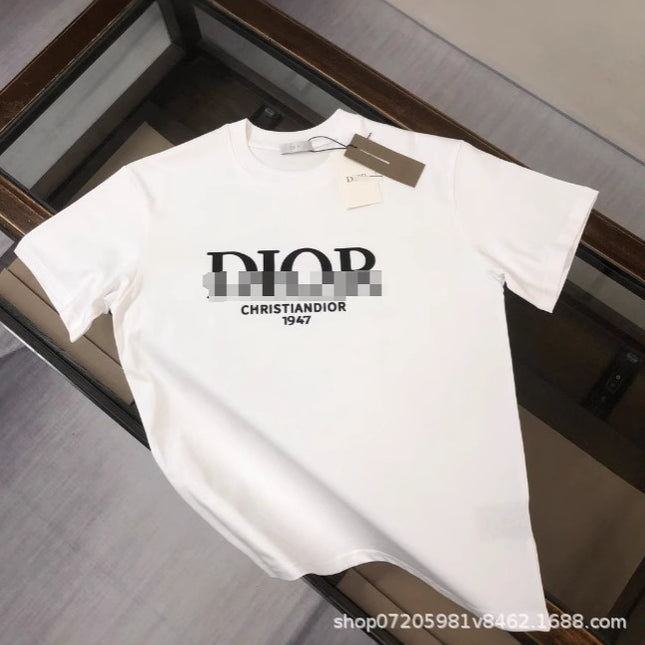 Vintage Print Cotton T-Shirt