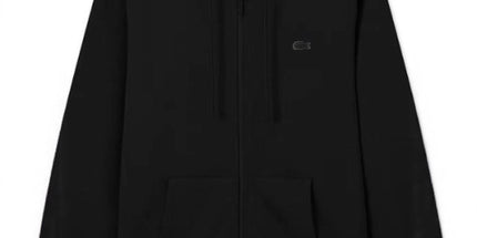 Check Pattern Hooded Zip Pullover