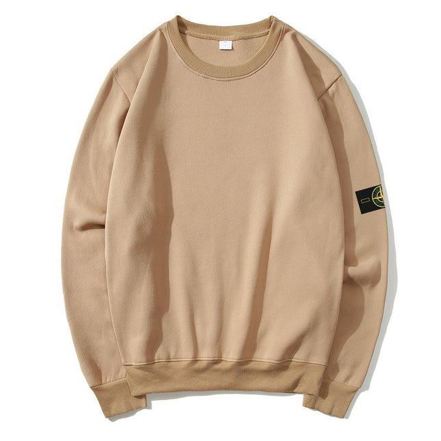 STON Stone Hooded Sweatshirt Badge Crewneck