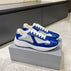 37 / Style 1: Blue lacquered gray mesh