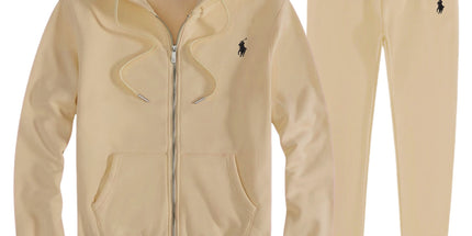 RL Pony Embroidered Zip Hoodie & Sweatpants Set
