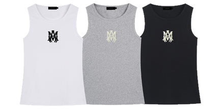 AM Embroidery Casual Sports Vest Unisex